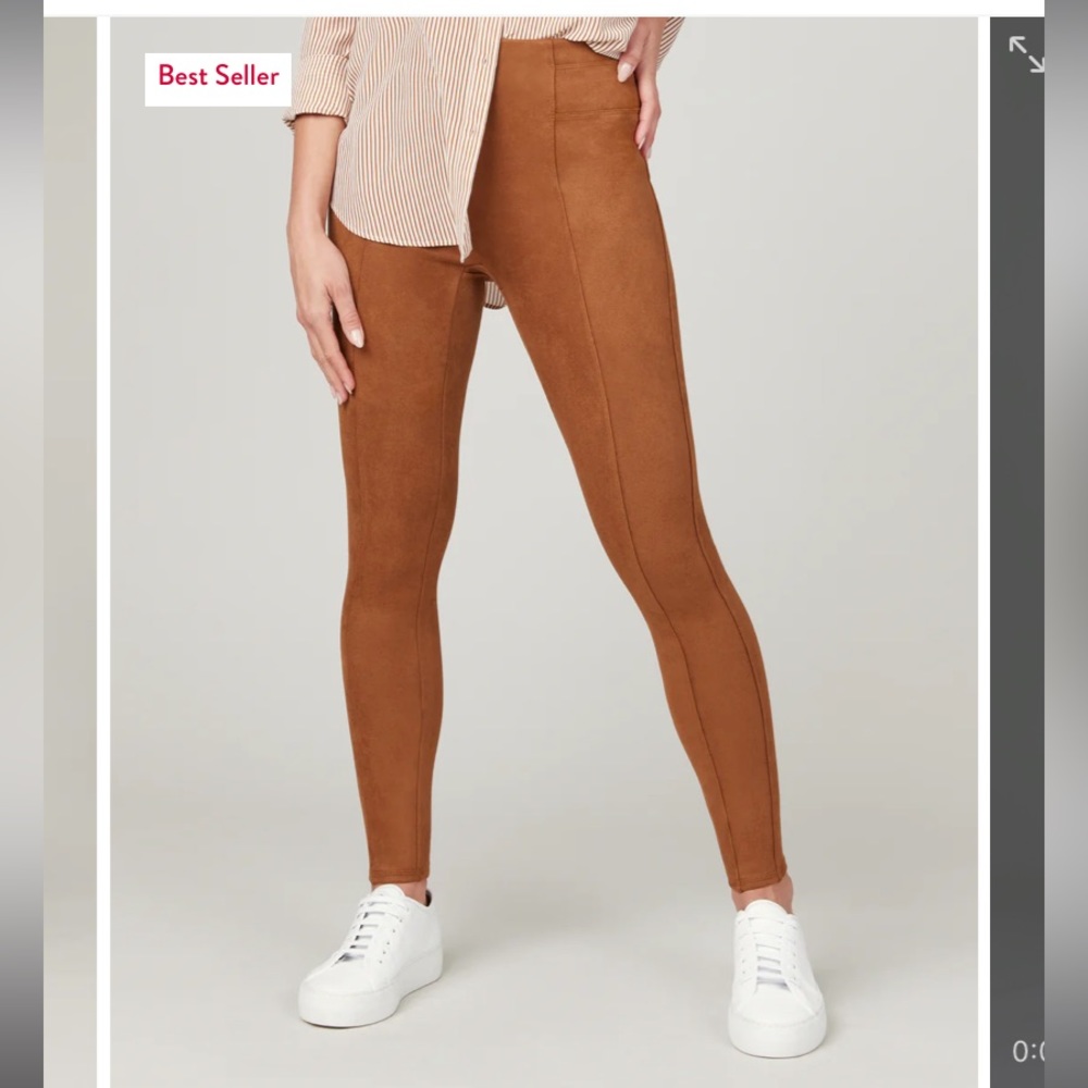 Spanx Faux Suede Leggings